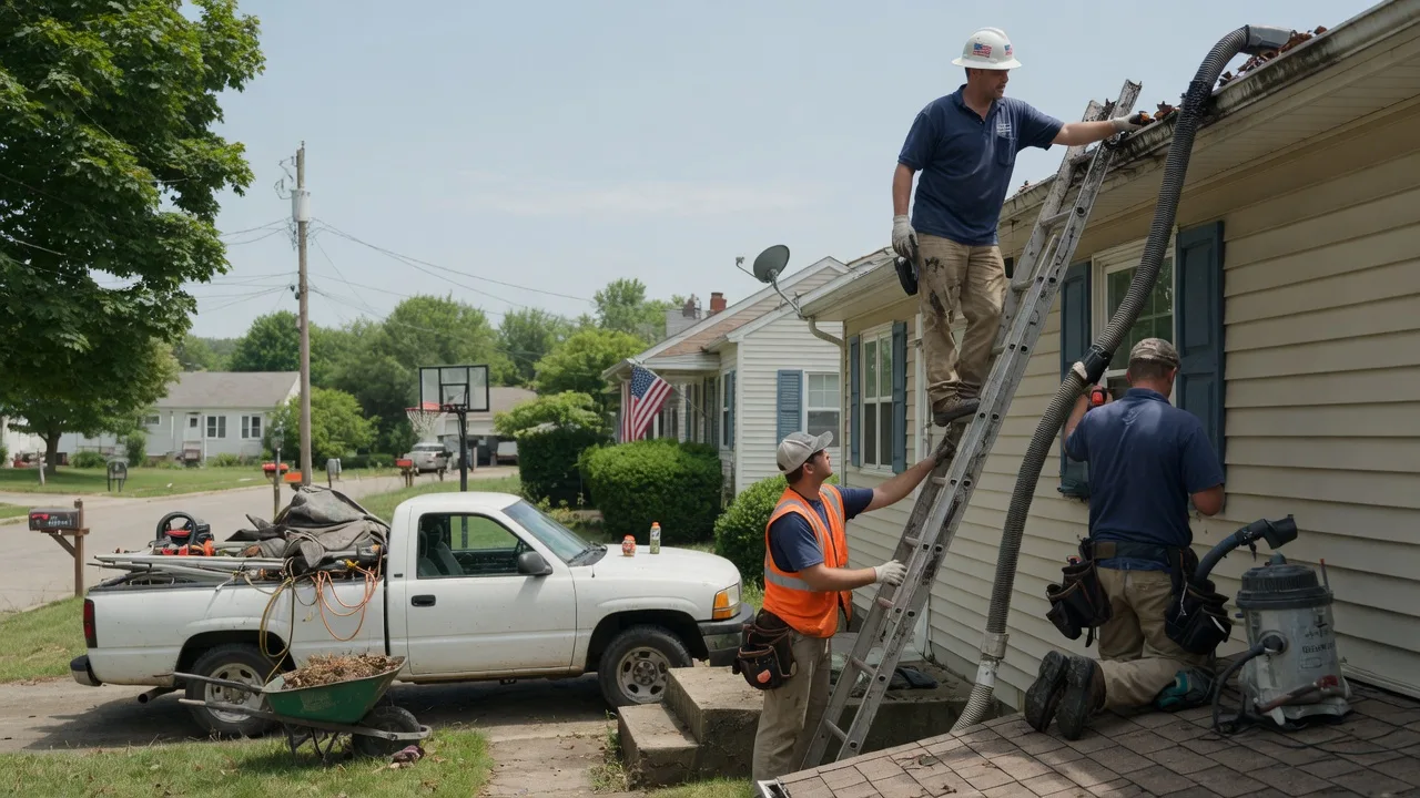 Gutter Installation in Shobonier, IL near me